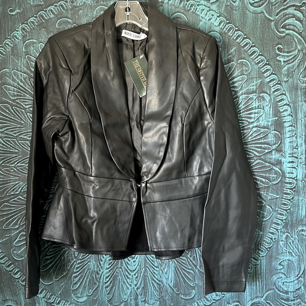 NIKKILUND Vegan Leather Jacket